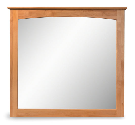 Miroir arqué en aulne Shaker