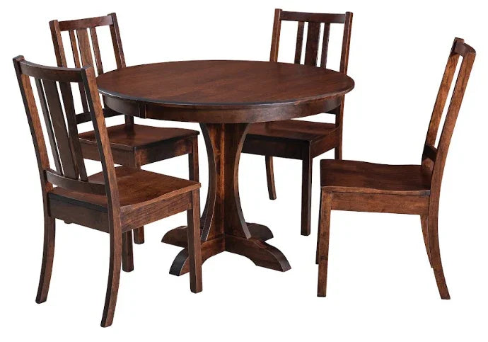 Ensemble de salle à manger avec table à piédestal Mary et chaise Bradley