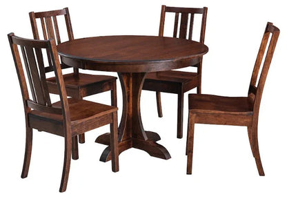 Ensemble de salle à manger avec table à piédestal Mary et chaise Bradley