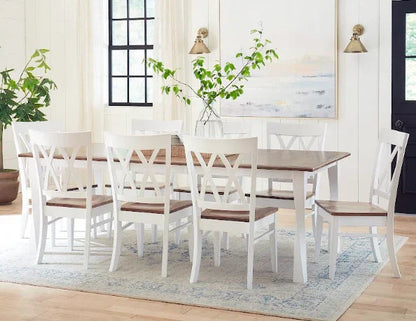 Ensemble de salle à manger avec table à pieds torsadés et chaise Emmett