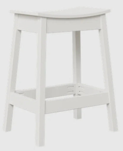 Tabouret de bar d'extérieur en forme de selle